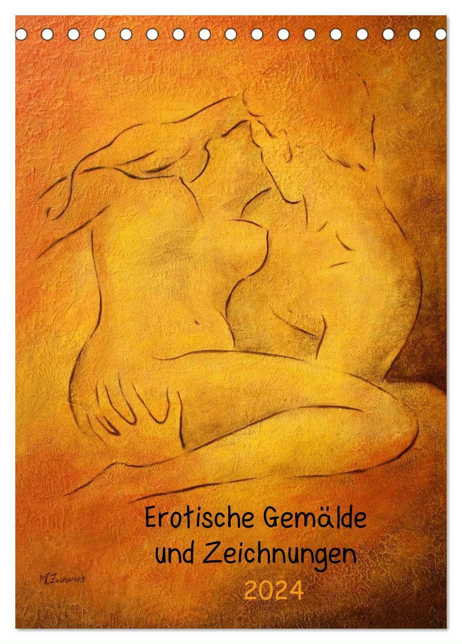 Cover: 9783383205095 | Erotische Gemälde und Zeichnungen 2024 (Tischkalender 2024 DIN A5...
