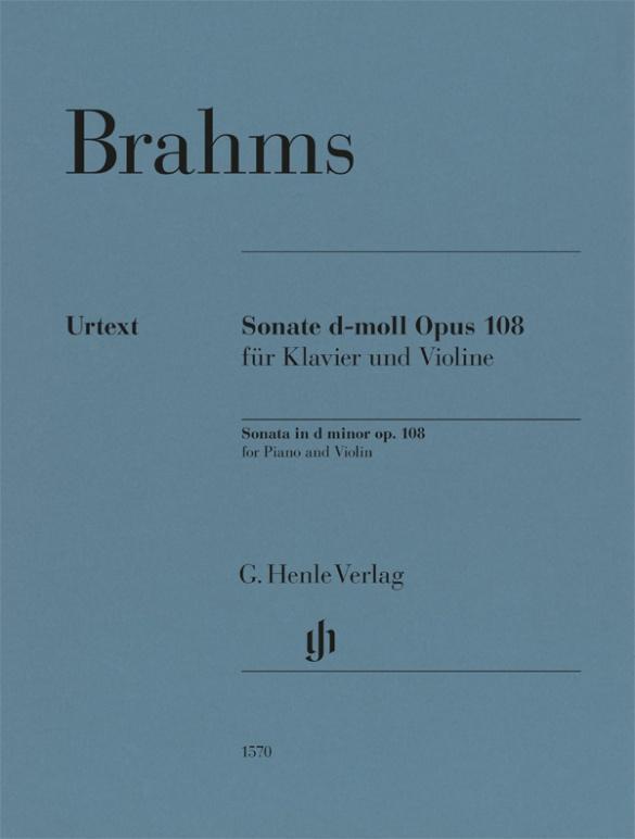 Cover: 9790201815701 | Brahms, Johannes - Violinsonate d-moll op. 108 | Bernd Wiechert | Buch