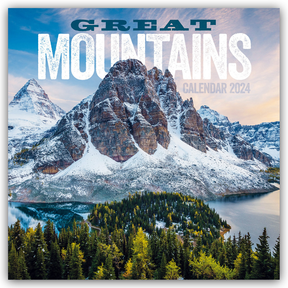 Cover: 9781529835540 | Great Mountains - Die höchsten Berge 2024 | Carousel Calendar | 14 S.