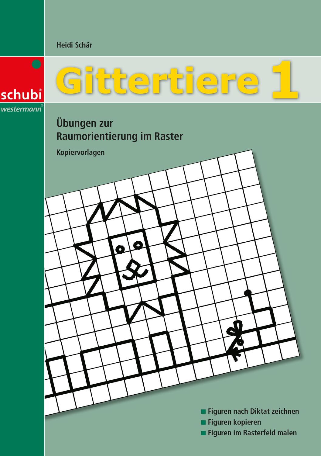 Cover: 9783898917353 | Gittertiere 1 | Übungen zur Raumorientierung im Raster | Heidi Schär