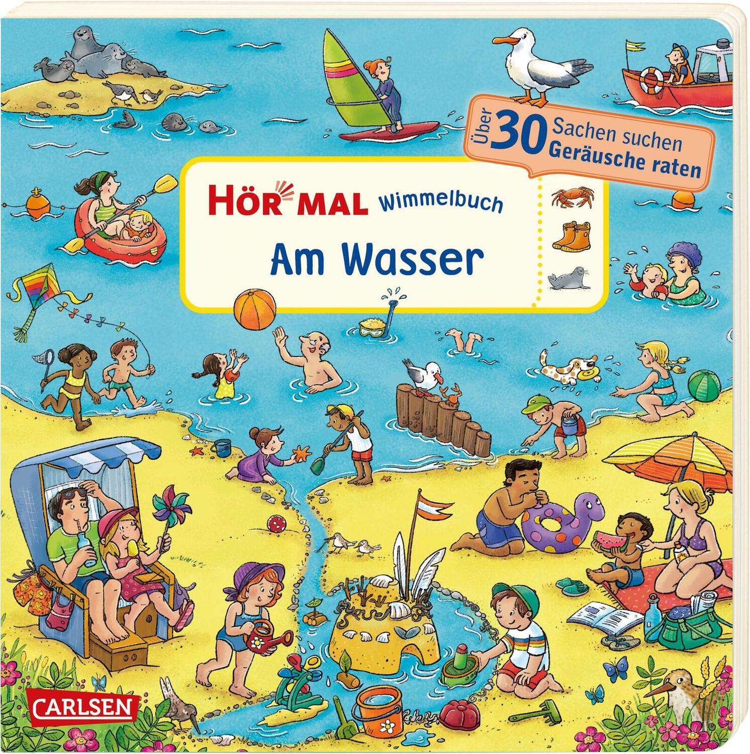 Cover: 9783551253316 | Hör mal (Soundbuch): Wimmelbuch: Am Wasser | Julia Hofmann | Buch