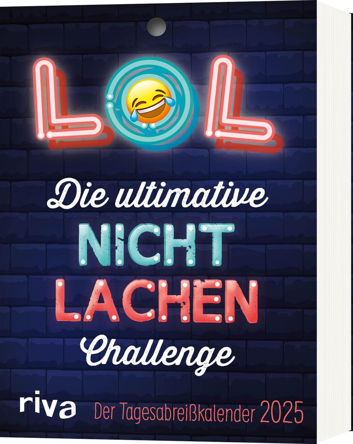 Cover: 9783742326256 | LOL - Die ultimative Nicht-lachen-Challenge 2025 | Kalender | 368 S.