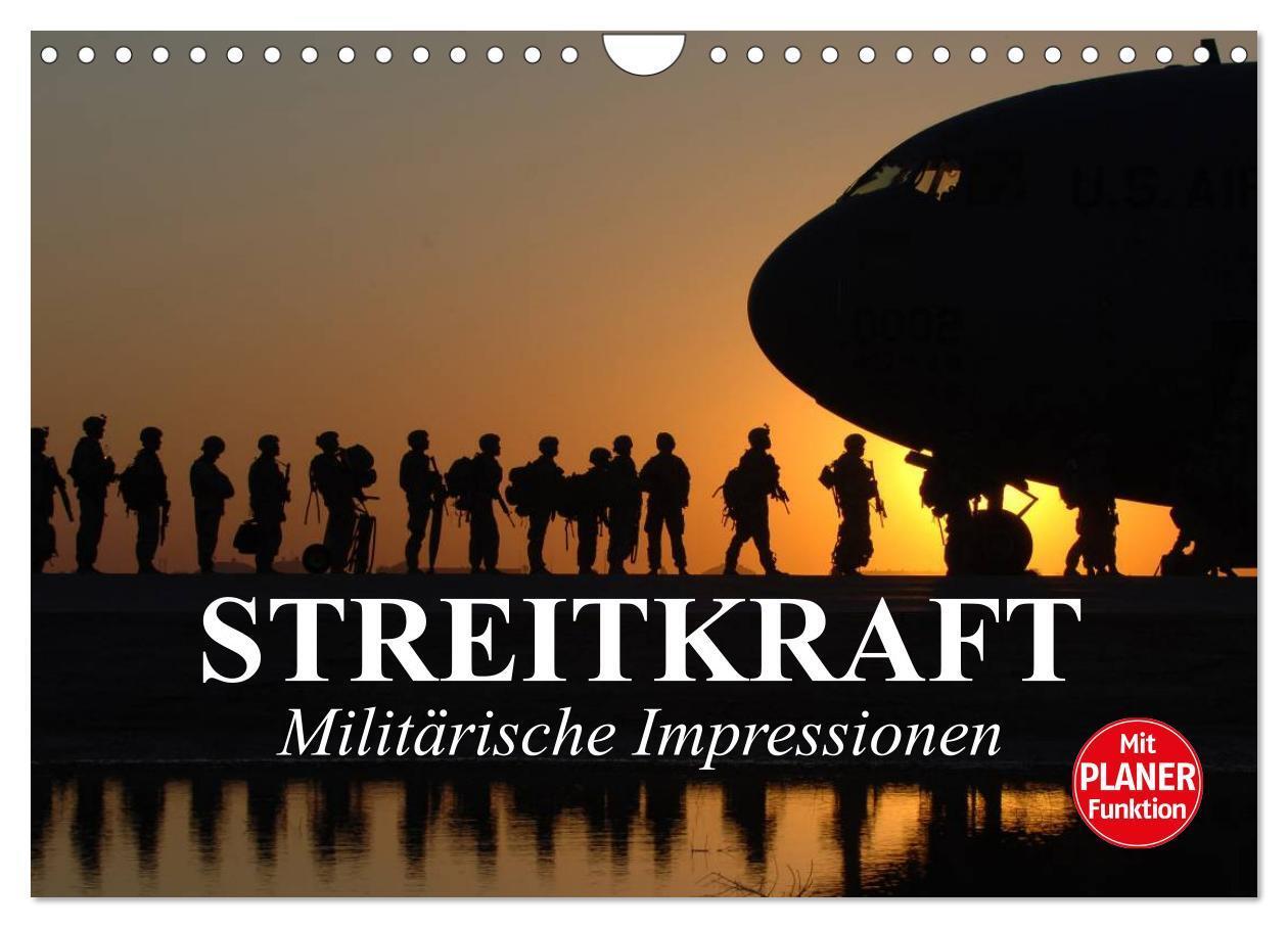 Cover: 9783383319853 | Streitkraft. Militärische Impressionen (Wandkalender 2024 DIN A4...