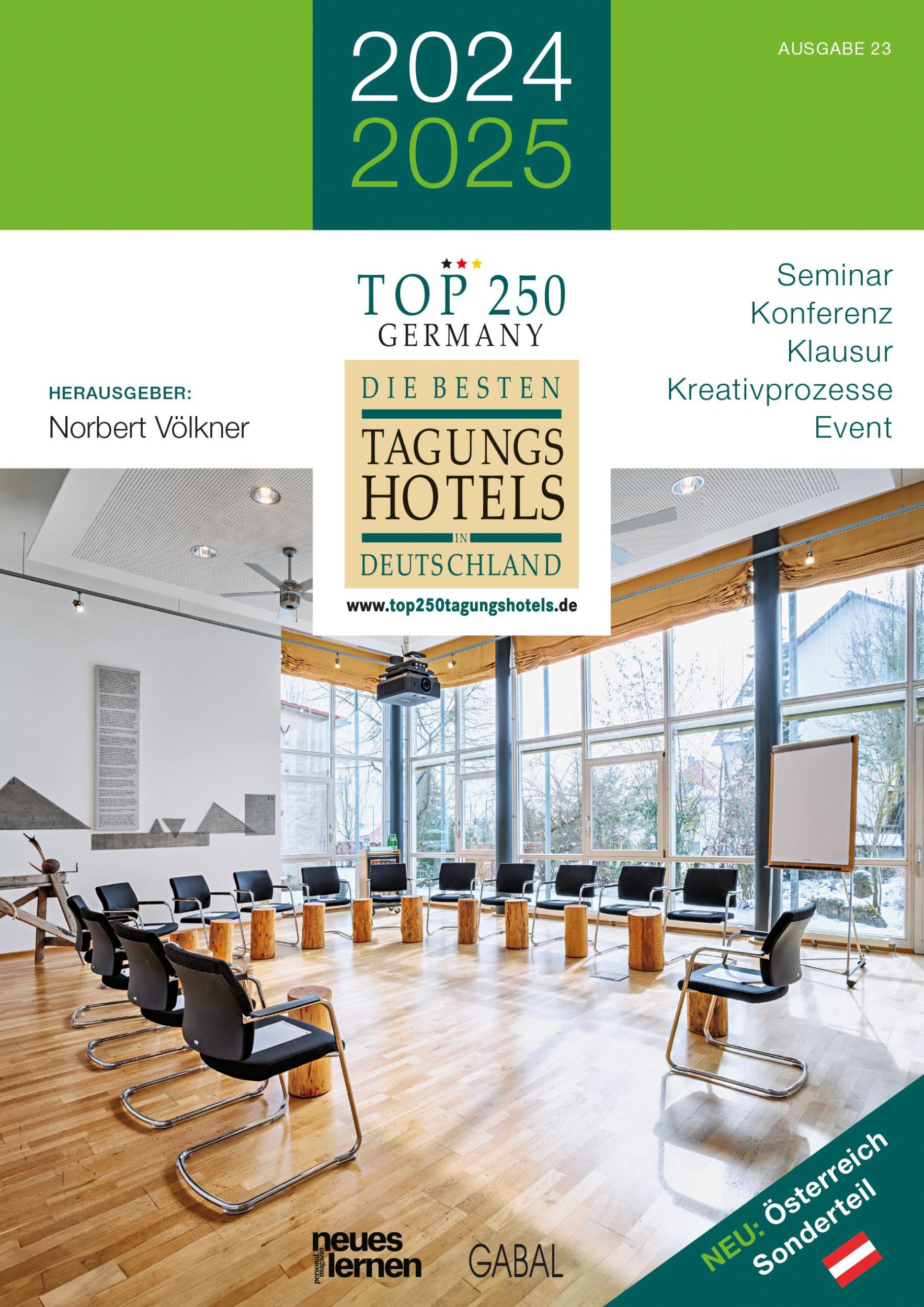 Cover: 9783897494961 | Die besten Tagungshotels in Deutschland 2024/2025 | Norbert Völkner