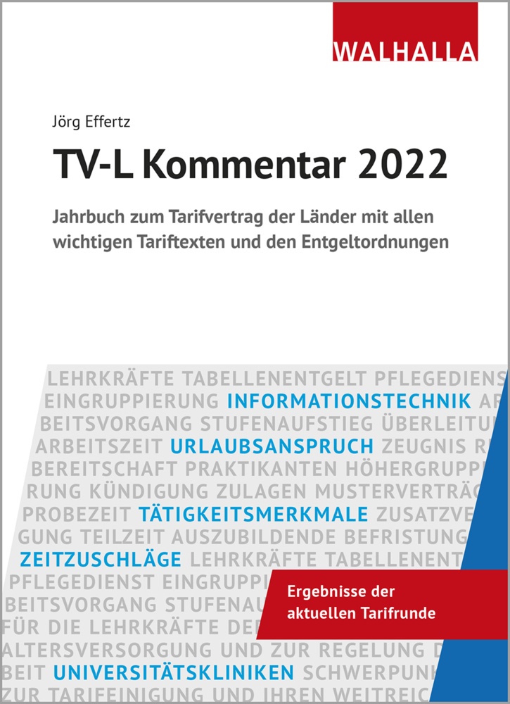 Cover: 9783802979156 | TV-L Kommentar 2022 | Jörg Effertz | Buch | Deutsch | 2022