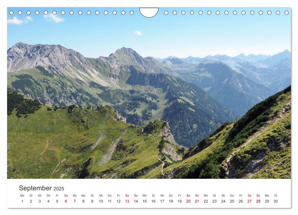 Bild: 9783383989759 | Bergerlebnisse im Tannheimer Tal (Wandkalender 2025 DIN A4 quer),...