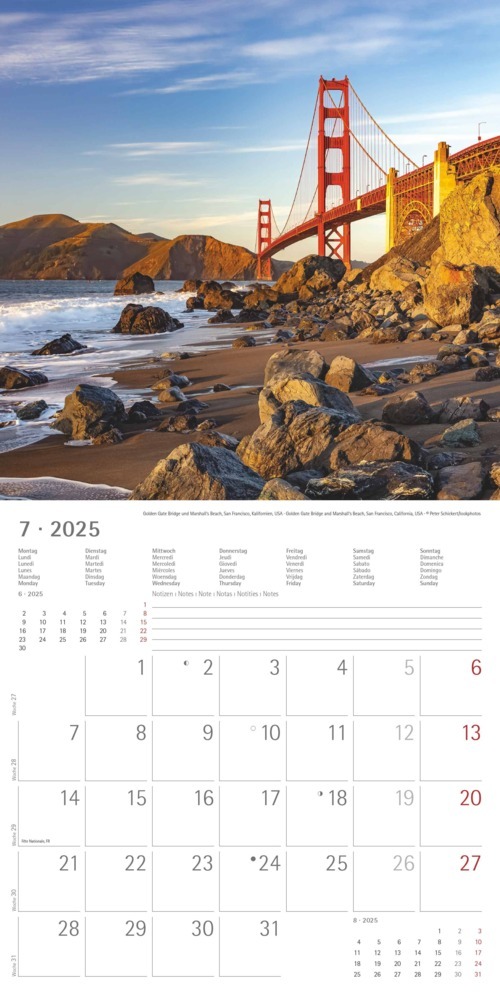 Bild: 4251732340896 | Alpha Edition - Am Meer 2025 Broschürenkalender, 30x30cm,...