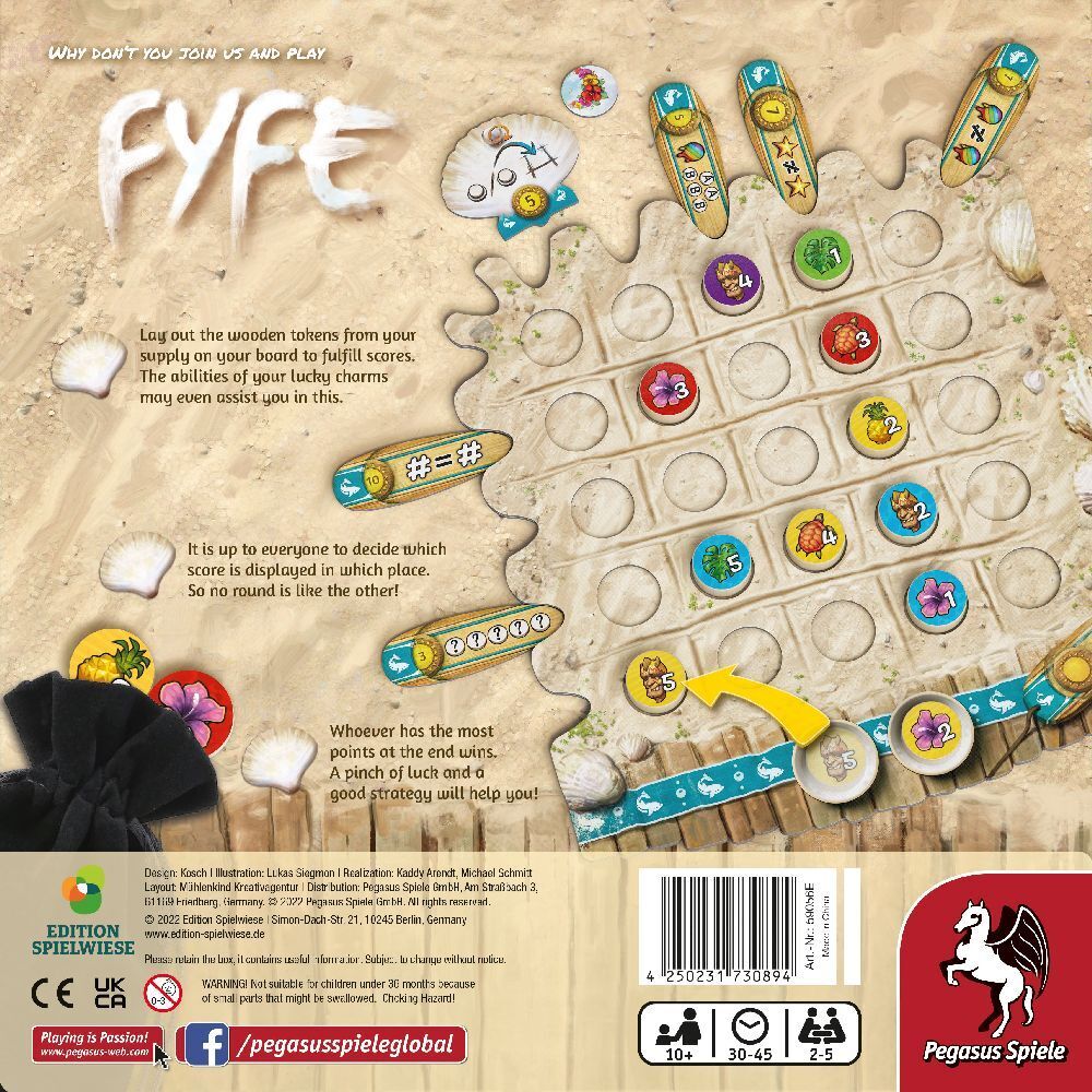 Bild: 4250231730894 | FYFE (English Edition) | Spiel | 59056E | Englisch | 2023 | Pegasus