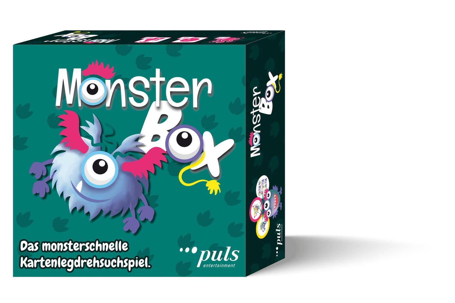 Cover: 4031288676768 | Monster Box | Das monsterschnelle Kartenlegdrehsuchspiel. | Gerd Reger