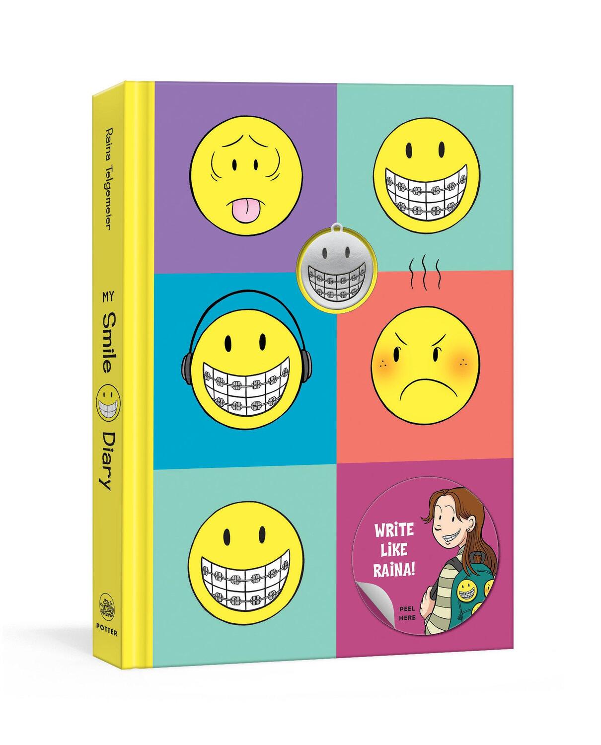Cover: 9780593135624 | My Smile Diary | An Illustrated Journal with Prompts | Telgemeier