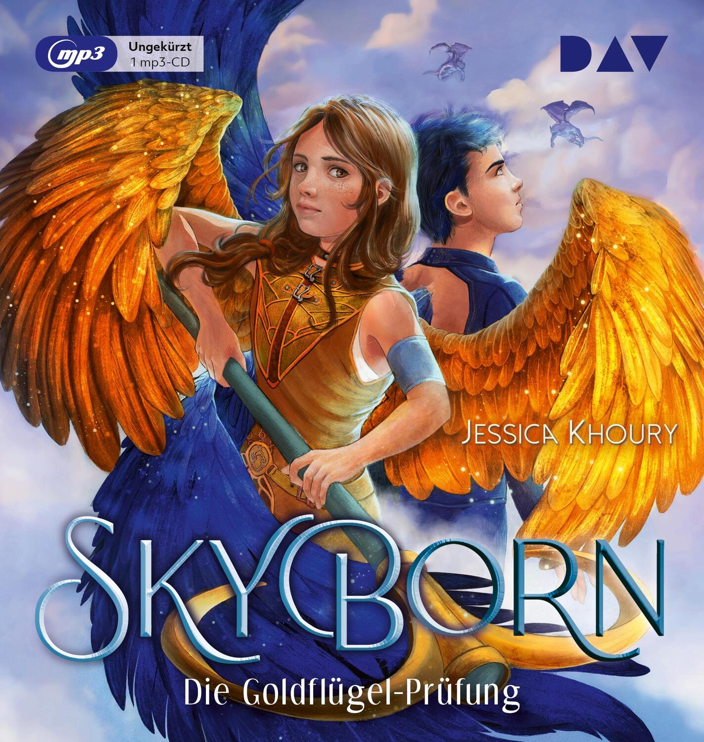 Cover: 9783742427007 | Skyborn - Teil 1: Die Goldflügel-Prüfung | Jessica Khoury | MP3 | 1 CD