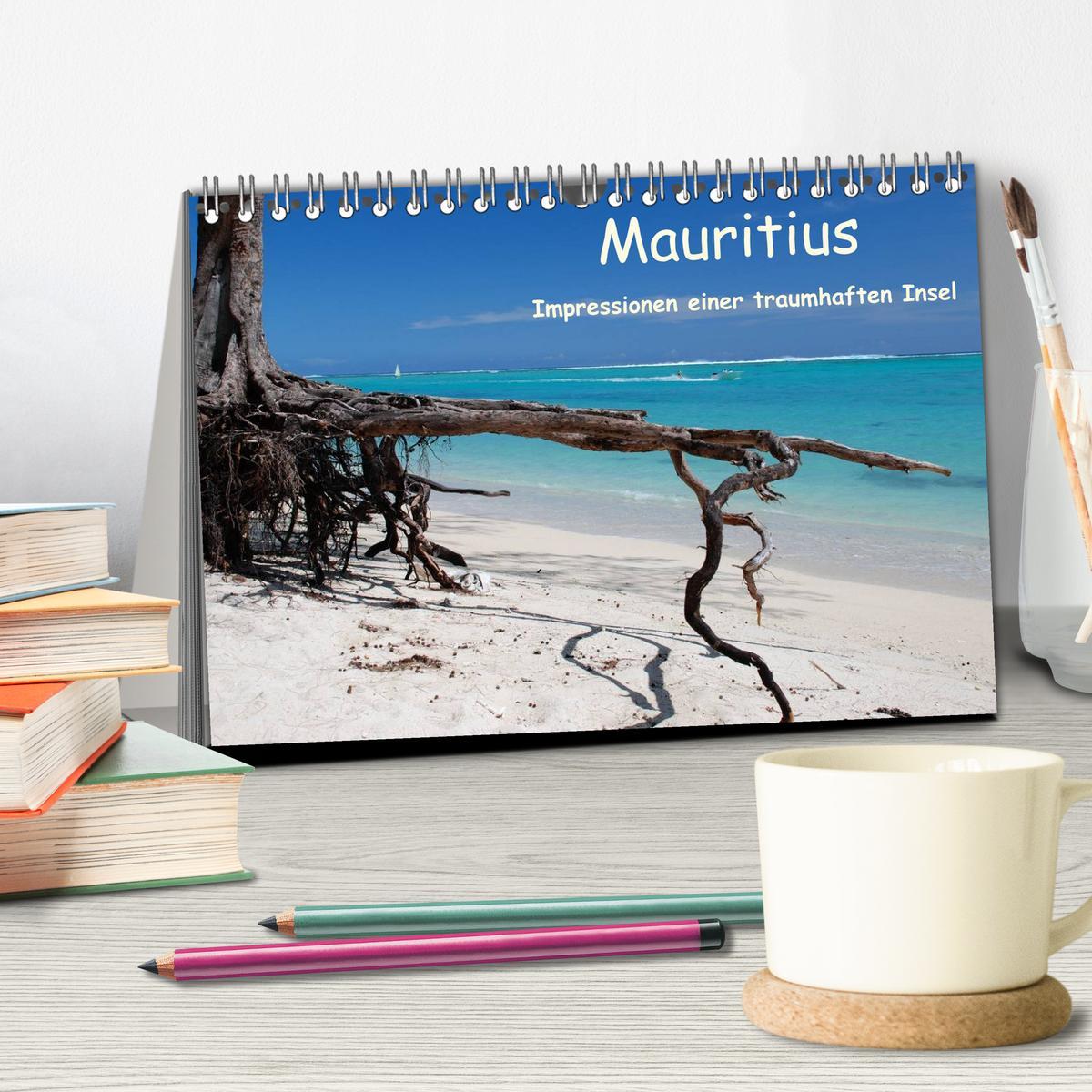 Bild: 9783435722891 | Mauritius (Tischkalender 2025 DIN A5 quer), CALVENDO Monatskalender