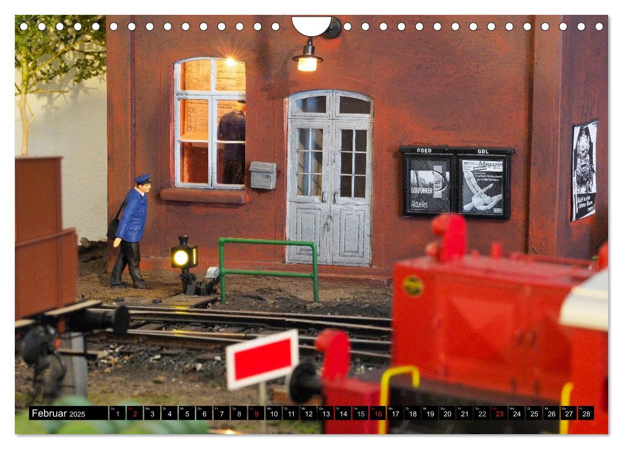 Bild: 9783435568659 | Kleine Bahnwelt in Spur 1 (Wandkalender 2025 DIN A4 quer), CALVENDO...