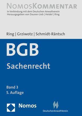 Cover: 9783848748877 | Bürgerliches Gesetzbuch: Sachenrecht | Band 3 | Gerhard Ring (u. a.)