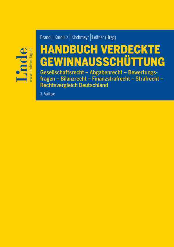 Cover: 9783707341966 | Handbuch Verdeckte Gewinnausschüttung | Heribert Bach (u. a.) | Buch