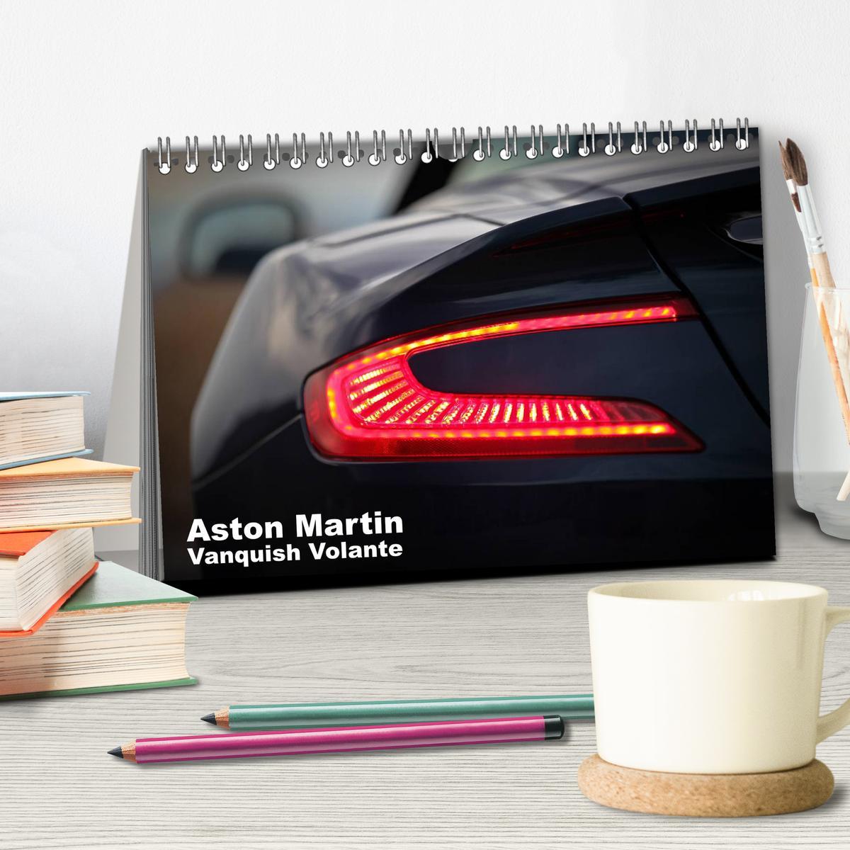 Bild: 9783435761845 | Aston Martin Vanquish Volante (Tischkalender 2025 DIN A5 quer),...