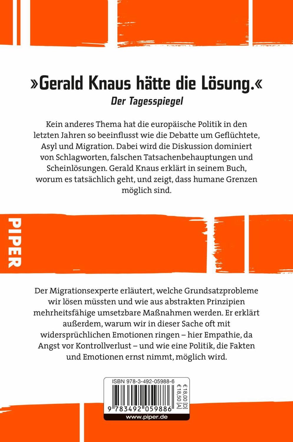 Rückseite: 9783492059886 | Welche Grenzen brauchen wir? | Gerald Knaus | Taschenbuch | Deutsch