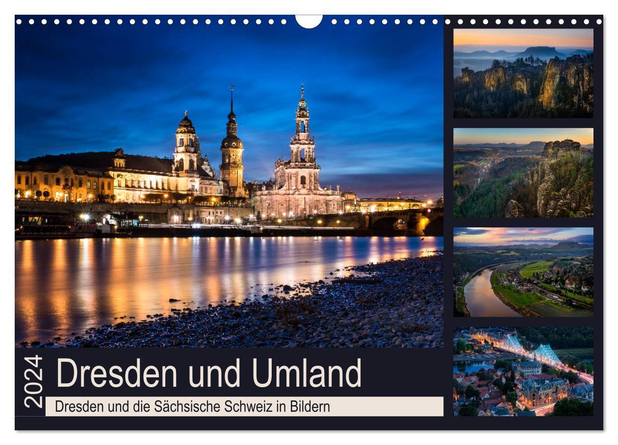 Cover: 9783383235627 | Dresden und Umland (Wandkalender 2024 DIN A3 quer), CALVENDO...
