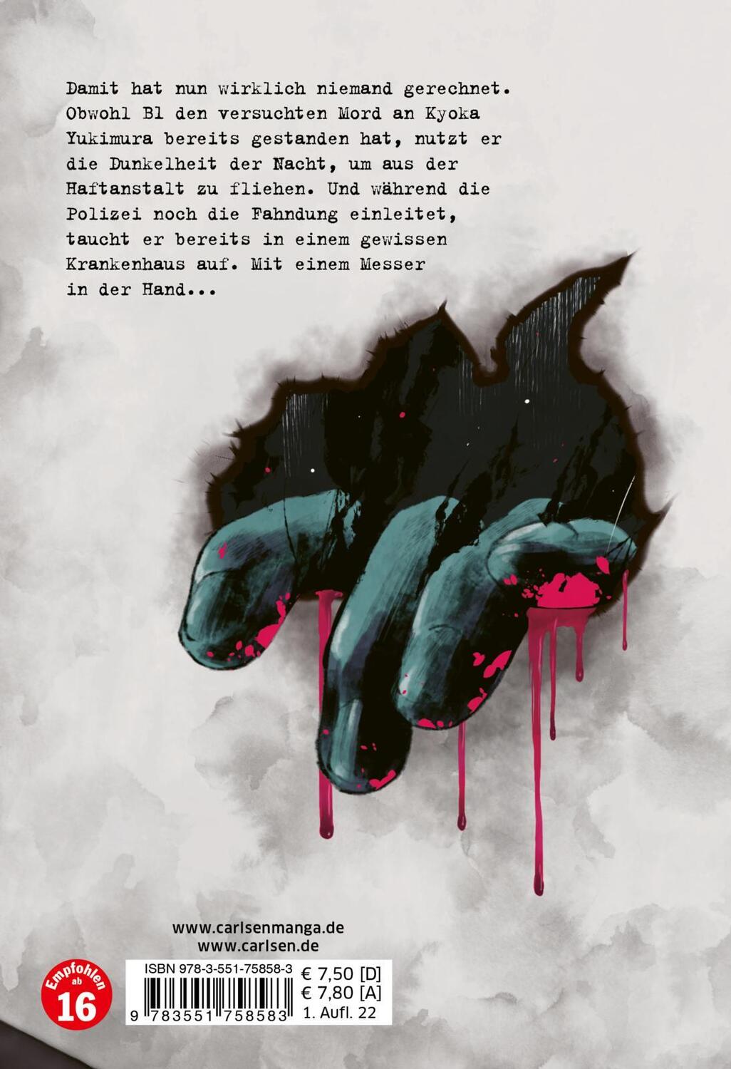 Rückseite: 9783551758583 | The Killer Inside 7 | Ein mörderischer Mystery-Thriller | Taschenbuch