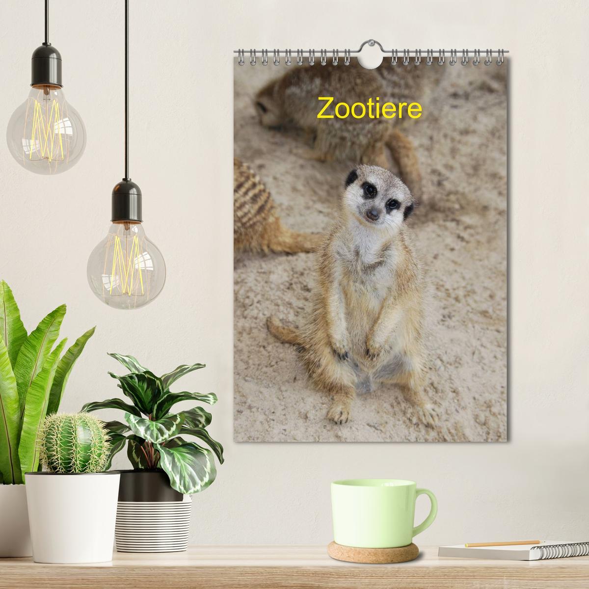 Bild: 9783457074046 | Zootiere (Wandkalender 2025 DIN A4 hoch), CALVENDO Monatskalender