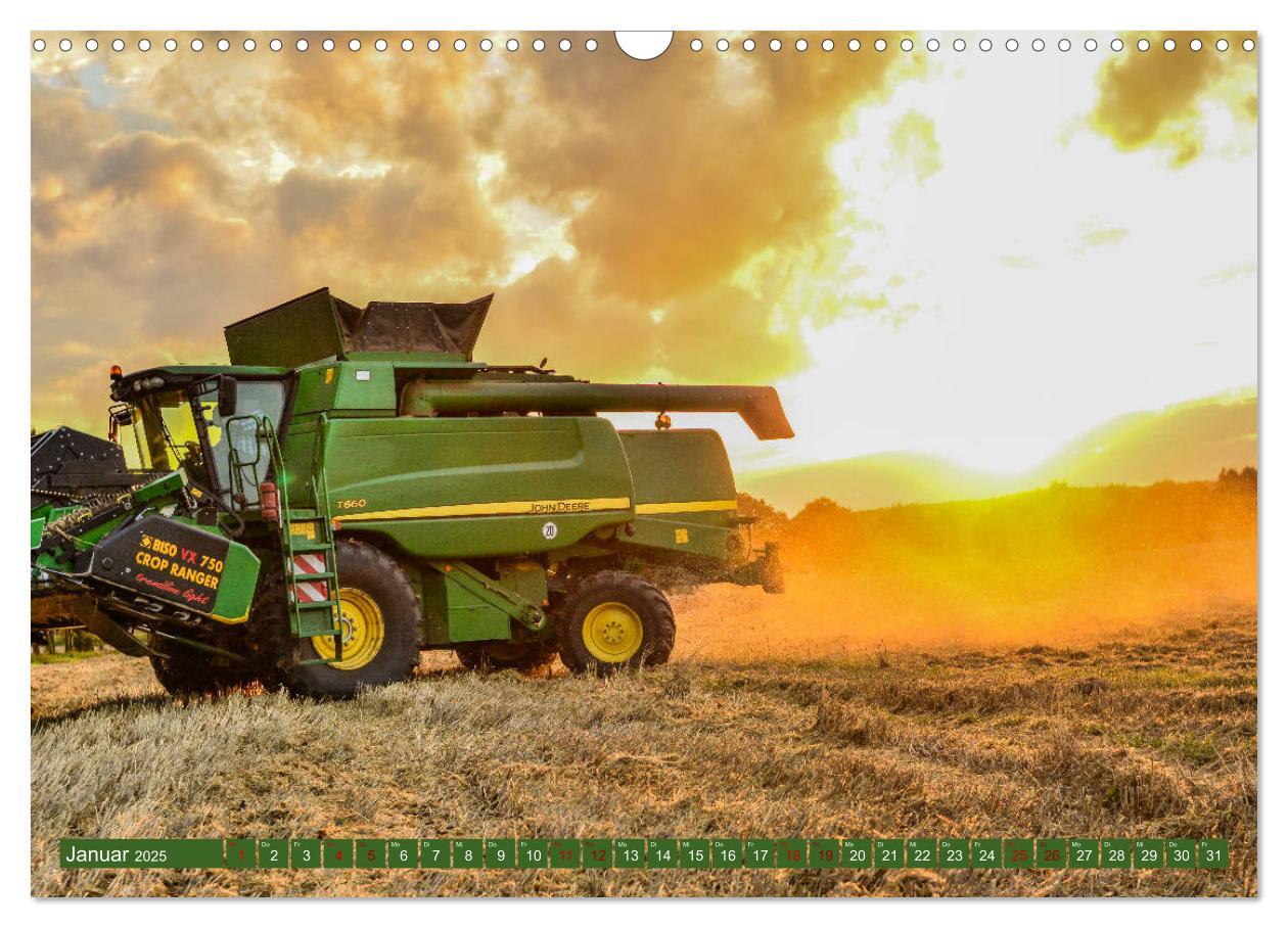 Bild: 9783435238477 | Landwirtschaft - Giganten im Kornfeld (Wandkalender 2025 DIN A3...