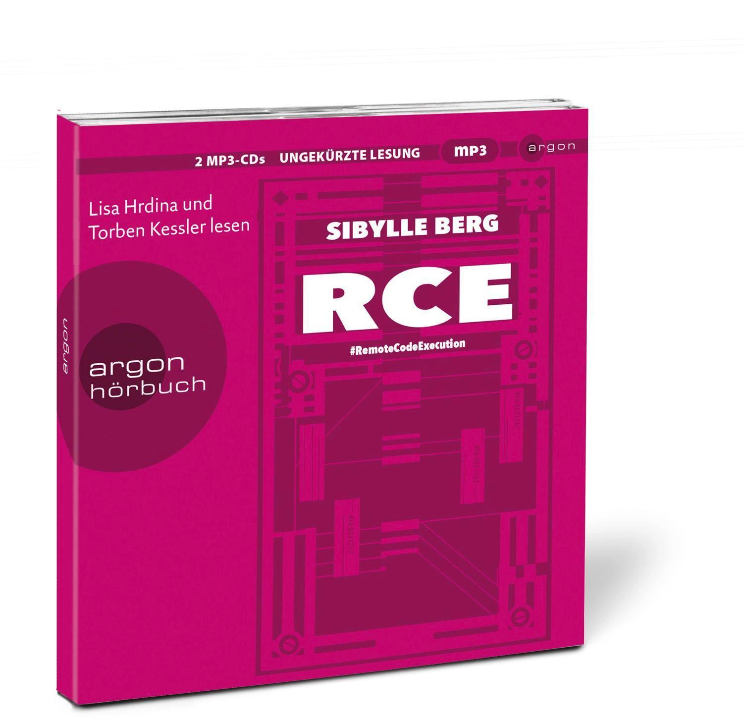 Bild: 9783839819692 | RCE | #RemoteCodeExecution. Roman | Sibylle Berg | MP3 | 2 Audio-CDs