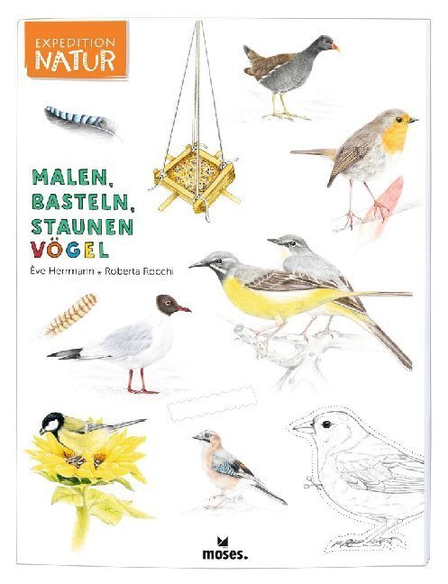 Cover: 9783964550804 | Expedition Natur: Malen, Basteln, Staunen - Vögel | Eve Herrmann