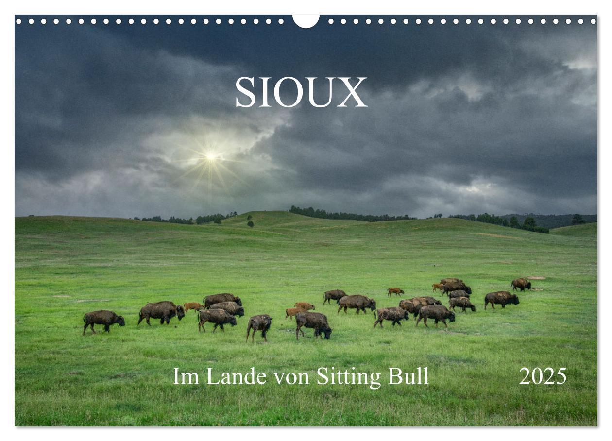 Cover: 9783457164150 | Sioux Im Lande von Sitting Bull (Wandkalender 2025 DIN A3 quer),...