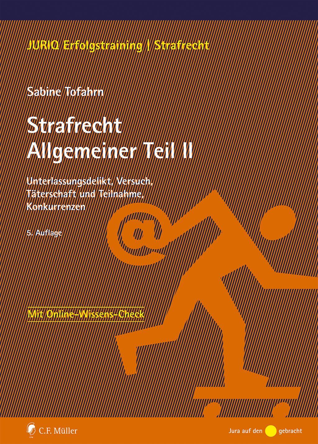Cover: 9783811458208 | Strafrecht Allgemeiner Teil II | Sabine Tofahrn | Taschenbuch | 2022