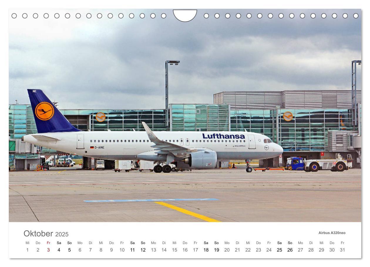 Bild: 9783435130795 | Große und kleine Flieger am Flughafen (Wandkalender 2025 DIN A4...