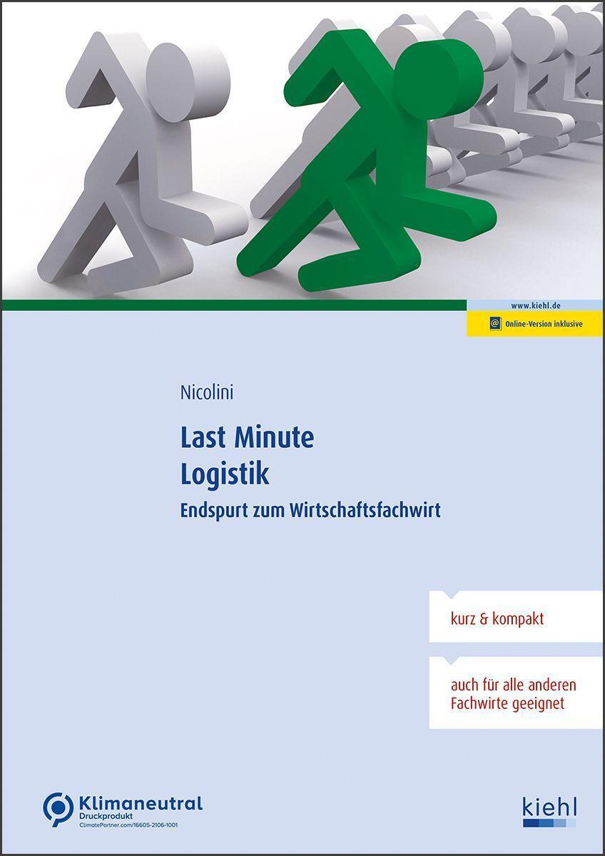 Cover: 9783470108612 | Last Minute Logistik | Endspurt zum Wirtschaftsfachwirt | Nicolini
