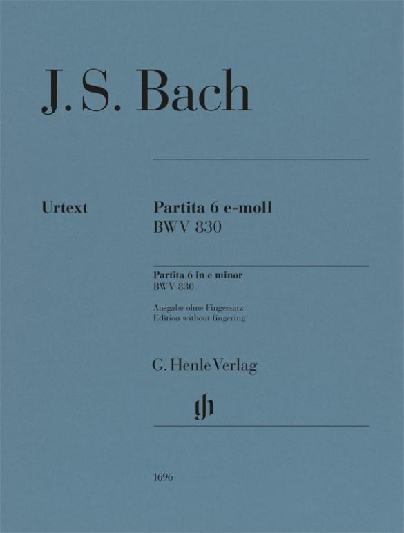 Cover: 9790201816968 | Johann Sebastian Bach - Partita Nr. 6 e-moll BWV 830 | Scheideler