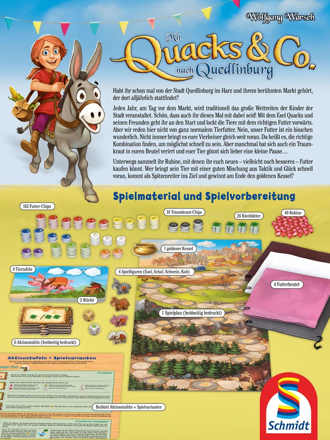Bild: 4001504406301 | Mit Quacks & Co. nach Quedlinburg | KINDERSPIELE | Spiel | Deutsch
