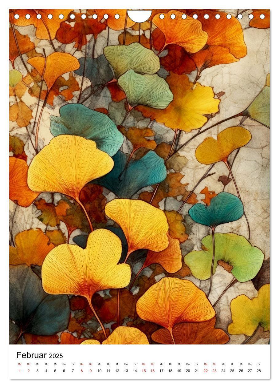 Bild: 9783435848355 | Ginkgo Biloba Schönheit (Wandkalender 2025 DIN A4 hoch), CALVENDO...