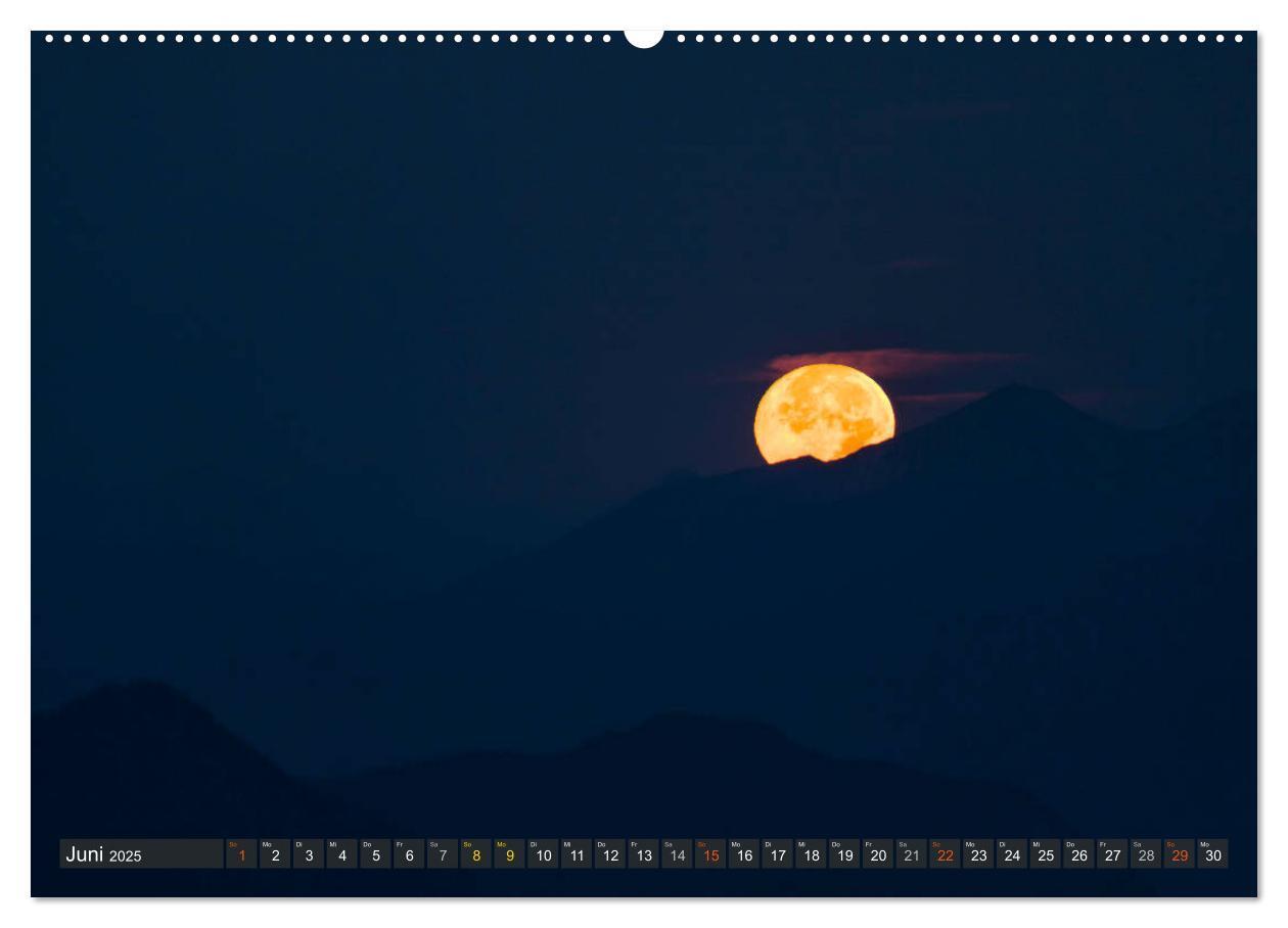 Bild: 9783435423927 | Himmelslichter - Mond und Sterne (Wandkalender 2025 DIN A2 quer),...