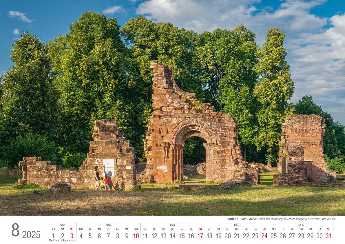 Bild: 9783965352155 | Saarland 2025 Bildkalender A3 quer Spiralbindung | Holger Klaes | 2025