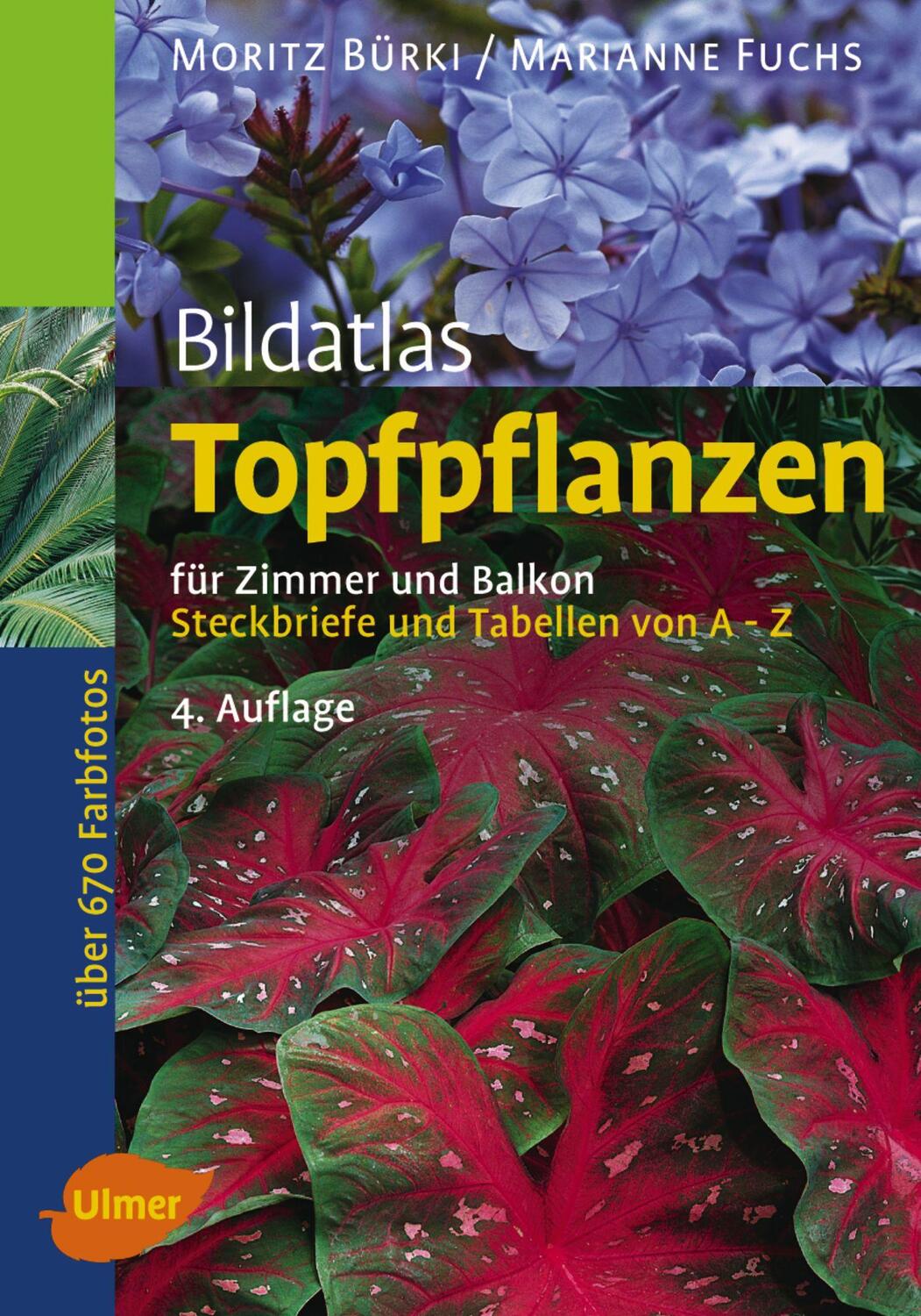 Cover: 9783800146543 | Bildatlas Topfpflanzen für Zimmer und Balkon | Moritz Bürki (u. a.)