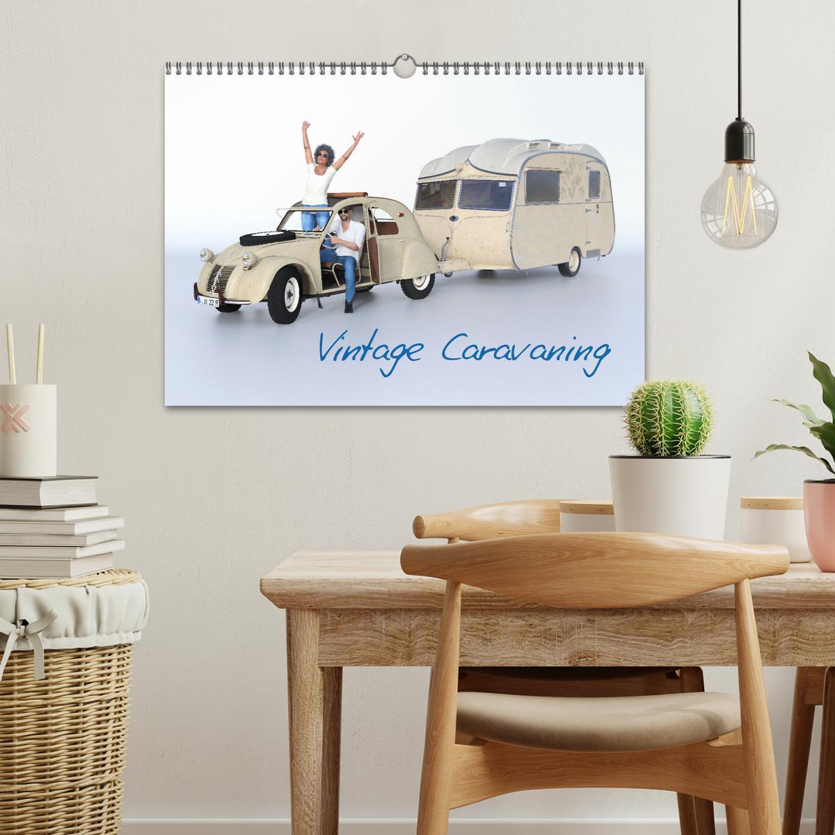 Bild: 9783435069798 | Vintage Caravaning (Wandkalender 2025 DIN A3 quer), CALVENDO...