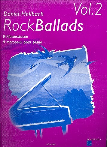 Cover: 9790000000292 | RockBallads 2 | 8 Klavierstücke | Daniel Hellbach | Broschüre | 20 S.