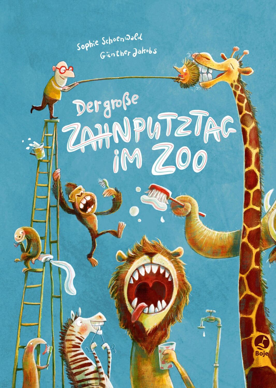 Cover: 9783414826251 | Der große Zahnputztag im Zoo (Mini-Ausgabe) | Sophie Schoenwald | Buch