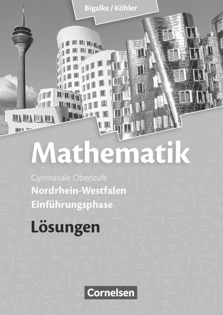 Cover: 9783060419159 | Mathematik Einführungsphase Sekundarstufe II. Lösungen zum...