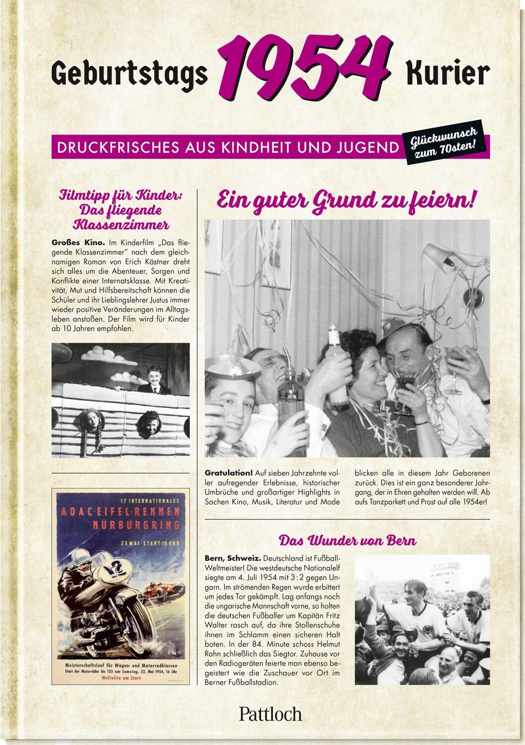 Cover: 9783629009654 | 1954 - Geburtstagskurier | Ute Wielandt | Buch | 80 S. | Deutsch