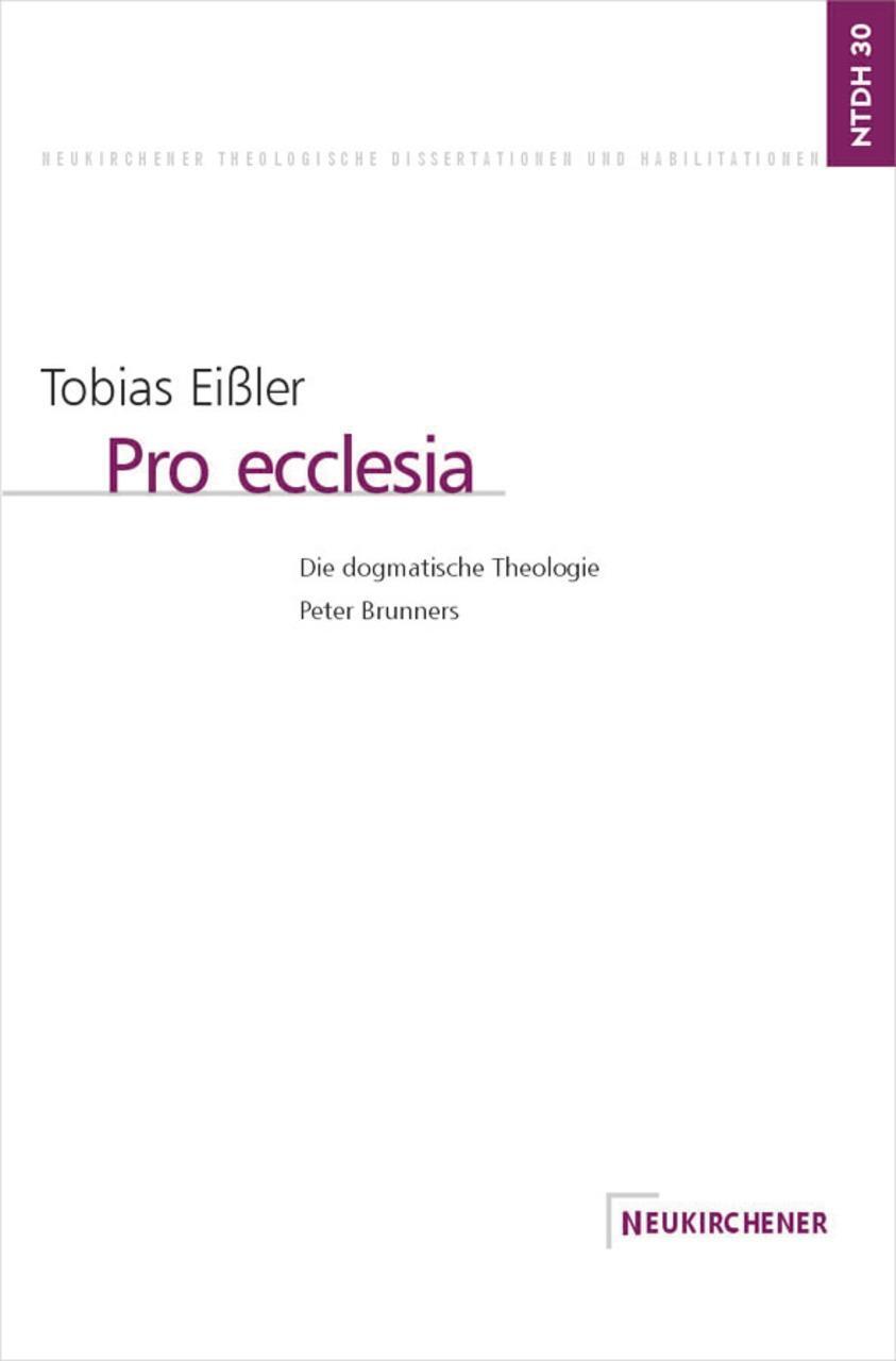 Cover: 9783788718664 | Pro ecclesia | Tobias Eißler | Buch | Deutsch | 2001