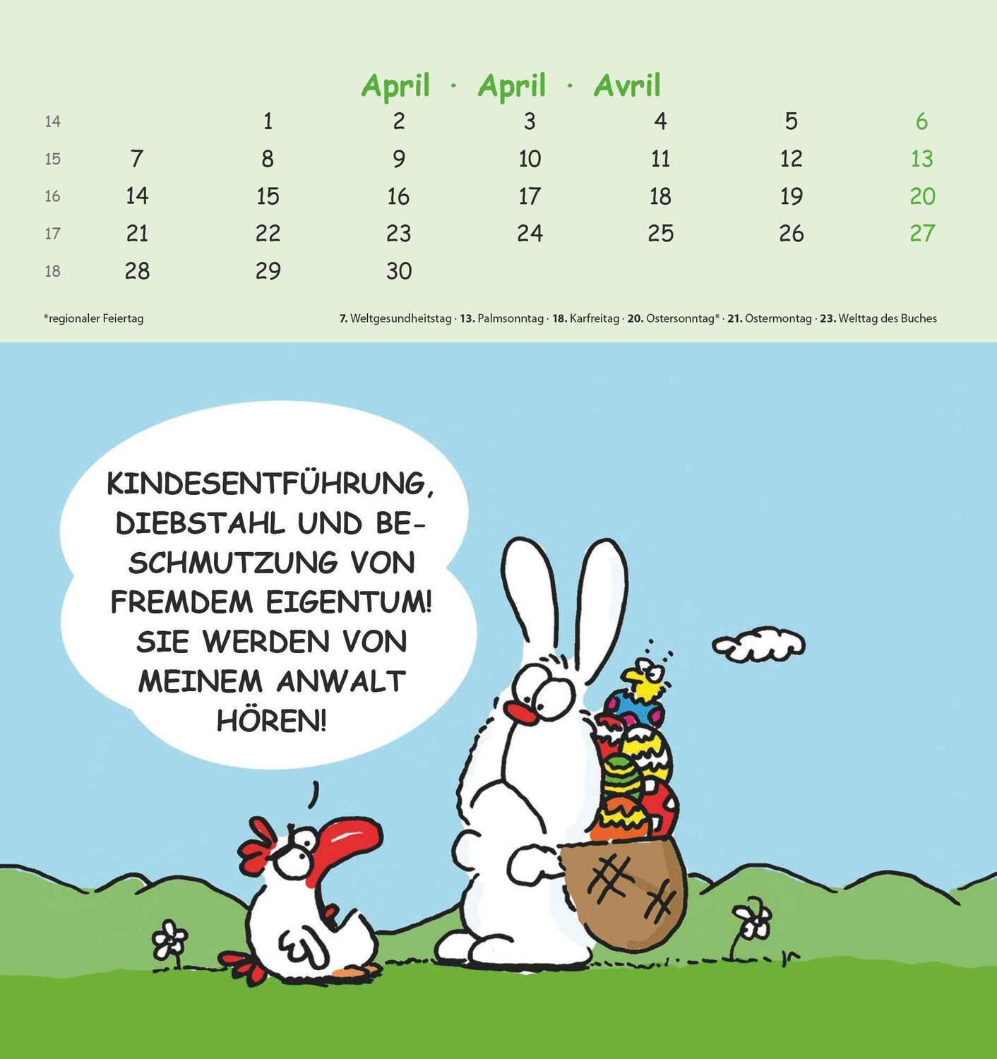 Bild: 4251732343293 | Lach mal wieder... 2025 - Postkarten-Kalender -...