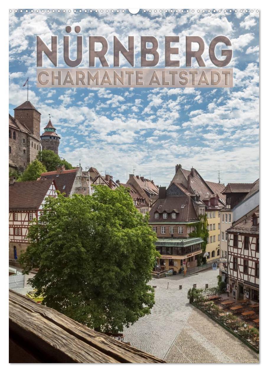 Cover: 9783383378379 | NÜRNBERG Charmante Altstadt (Wandkalender 2024 DIN A2 hoch),...