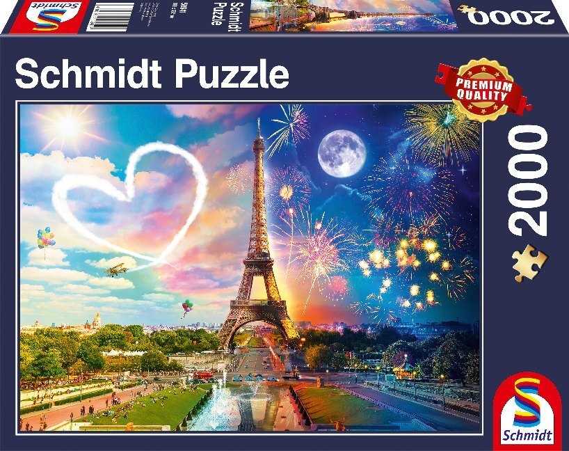 Cover: 4001504589417 | Paris - Tag und Nacht (Puzzle) | Spiel | In Spielebox | 2019 | Schmidt
