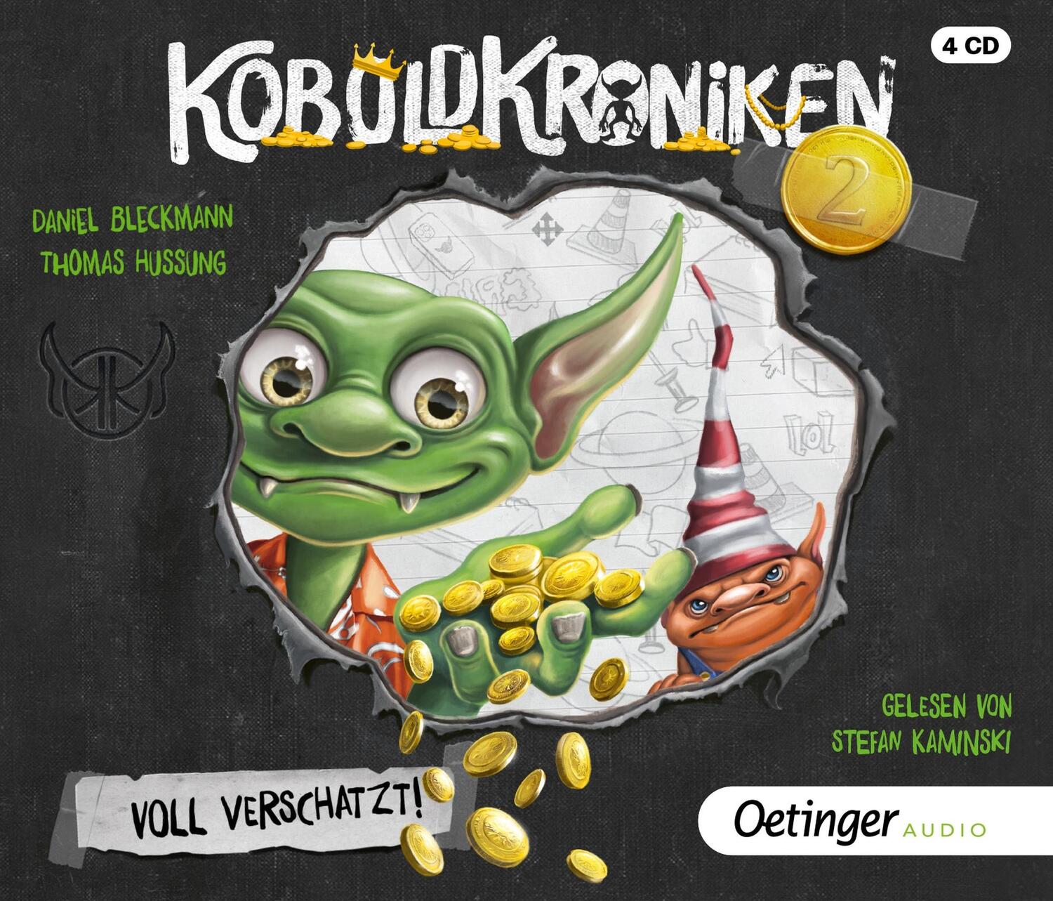 Cover: 9783837394405 | KoboldKroniken 2. Voll verschatzt! | Daniel Bleckmann | Audio-CD