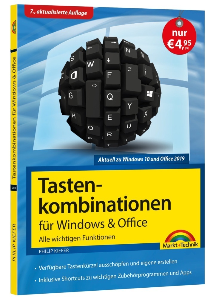Cover: 9783959821599 | Tastenkombinationen für Windows &amp; Office | Philip Kiefer | Taschenbuch