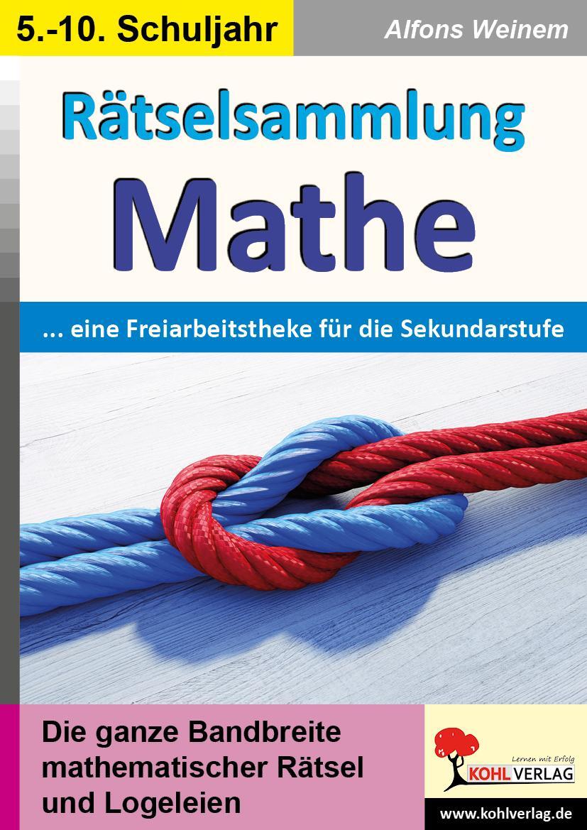Cover: 9783966243124 | Rätselsammlung Mathe | Eine Freiarbeitstheke für die Sekundarstufe