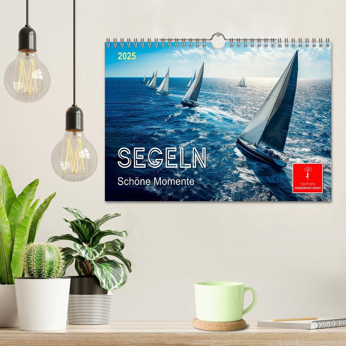 Bild: 9783383779572 | Segeln - schöne Momente (Wandkalender 2025 DIN A4 quer), CALVENDO...